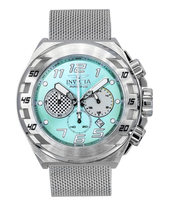 Invicta Racing Rostfritt Stål Turkos Urtavla Quartz 47202 Herrklocka