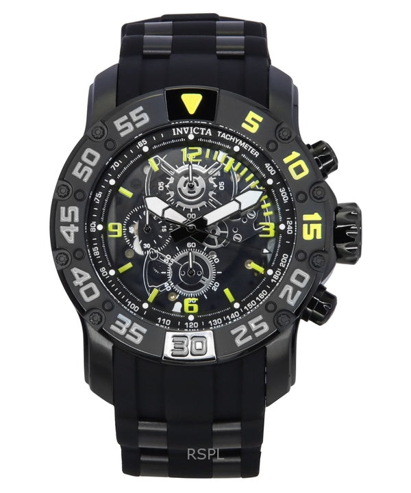 Invicta Racing JM Limited Edition Black Skeleton Dial Quartz 48062 100M herrklocka