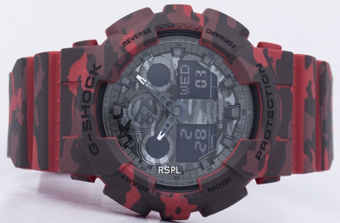 Casio G-Shock kamouflage serien Analog-Digital GA-100CM-4A ...