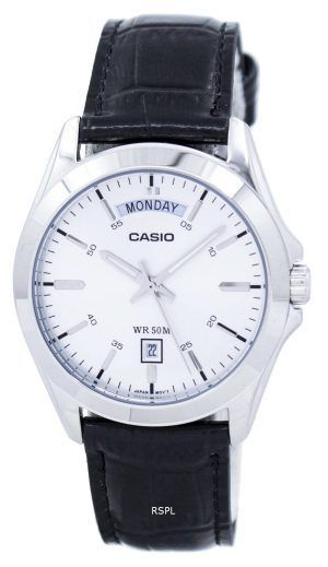 Casio Analog Silver Dial MTP-1370L-7AVDF MTP-1370L-7AV mäns klocka