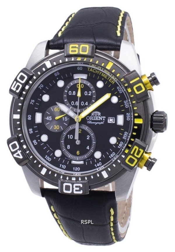 Orient sport FTT16005B Chronograph Quartz män klocka