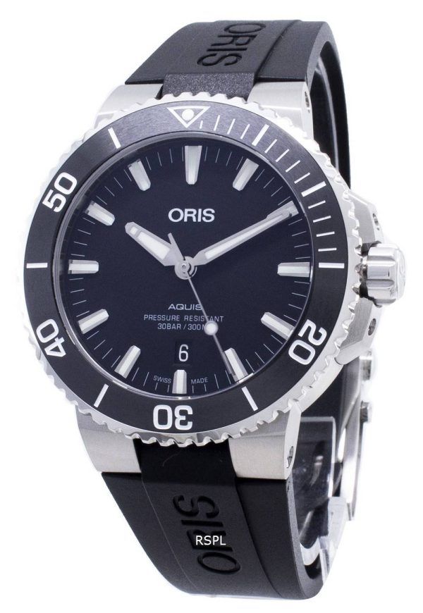 Oris Aquis Datum 01 733 7730 4124-07 4 24 64EB 01-733-7730-4124-07-4-24-64EB Automatisk 300M Mäns Klocka