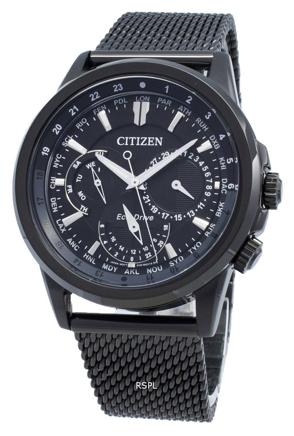 Citizen Calendrier EcoDrive BU202576E Chronograph World Time