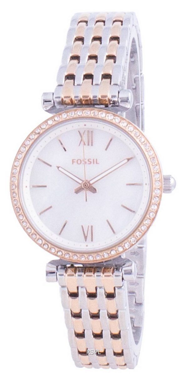 Fossil Carlie Mini Diamond Accents Quartz ES4649 Damklocka