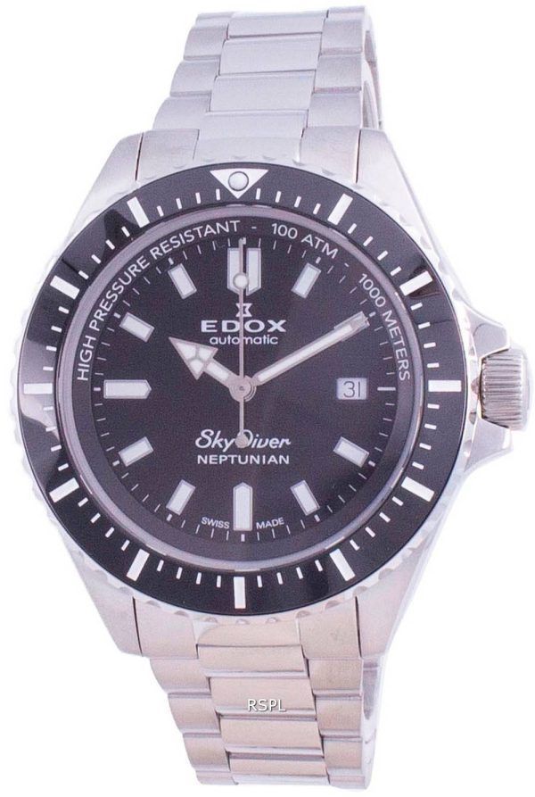 Edox Skydiver Neptunian Automatic Diver's 801203NMNIN 80120 3NM NIN 1000M Men's Watch