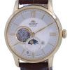 Orient Classic Sun &amp, Moon Open Heart Automatic RA-AS0010S10B Herrklocka