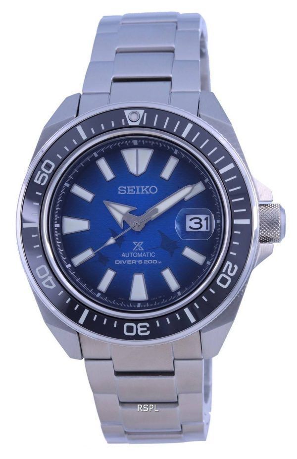 Seiko Prospex &quot,Save The Ocean&quot, Special Edition Automatic Diver&#39,s SRPE33 SRPE33K1 SRPE33K 200M Herrklocka