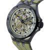 Edox Delfin Mecano Green Skeleton Dial Automatic Diver's 85303357GNCAVVONB 200M herrklocka