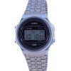 Casio A171 Vintage rostfritt stål harts Digital A171WE-1A A171WE-1 Unisex klocka