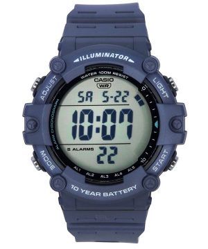 Casio Standard Digital Blue Resin Armband Quartz AE-1500WH-2A 100M herrklocka