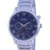 Citizen Moon Phase Blue Dial Rostfritt stål Eco-Drive AP1050-81L herrklocka