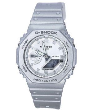 Casio G-Shock Analog Digital Retrofuture Series Metallic Silver Quartz GA-2100FF-8A 200M herrklocka