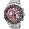 Citizen Promaster Skyhawk Perpetual Calendar Red Dial Eco-Drive Diver's JY8086-89X 200M herrklocka