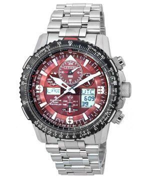 Citizen Promaster Skyhawk Perpetual Calendar Red Dial Eco-Drive Diver's JY8086-89X 200M herrklocka