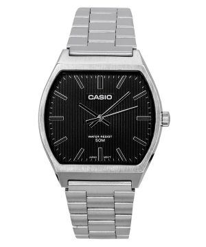 Casio Standard Analog Rostfritt Stål Svart Urtavla Quartz MTP-B140D-1A Herrklocka