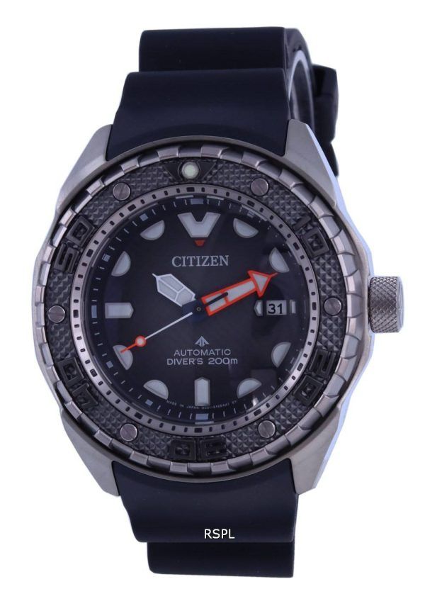 Citizen Promaster Marine Titanium Black Dial Automatic Diver's NB6004-08E 200M herrklocka