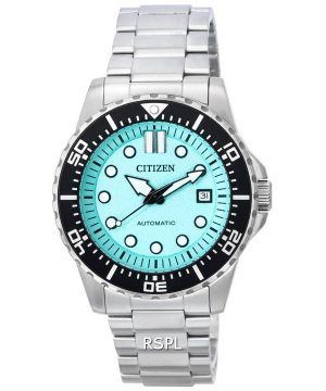 Citizen Urban Mekanisk Rostfritt Stål Aqua Blue Dial Automatisk NJ0170-83X 100M herrklocka