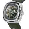 Sevenfriday T-Series Green-T Skeleton Dial Automatisk T1/06 SF-T1-06 herrklocka