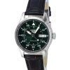 Seiko 5 Sports GMT Kelly Green Flieger Suit Style Läderrem Automatisk SRPJ89K1 100M herrklocka