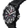 Luminox läderback SEA Turtle Giant polyuretanrem Black Dial Quartz XS.0321.L 100M herrklocka