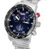 Zeppelin Eurofighter Chronograph Blue Dial Quartz 7298M-3_SET 7298M3_SET 100M Herrklocka med bandset