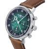 Zeppelin LZ129 Hindenburg Chronograph Dark Green Biogranulate Dial Solar 80864N Herrklocka