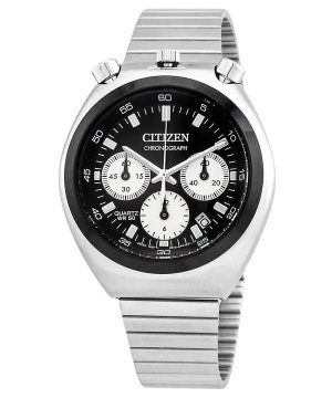 Citizen Chronograph rustfrit stål sort skive kvarts AN3660-81E herreur