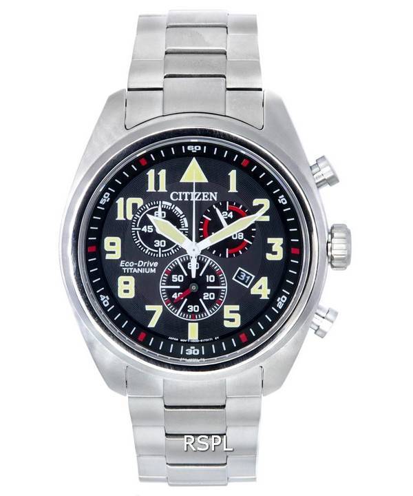 Citizen Super Titanium Chronograph Eco-Drive AT2480-81E 100M herrklocka