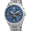 Citizen Super Titanium Chronograph Blue Dial Eco-Drive CA4570-88L 100M herreur