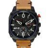 AVI-8 Hawker Hunter Charcoal Ember Brown Retrograd Chronograph Quartz AV-4052-02 Herrklocka