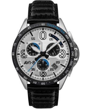 AVI-8 P-51 Mustang Command Pilot Blakeslee Chronograph Quartz AV-4077-01 Herrklocka