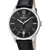 Festina Classics Läderrem Svart Urtavla Quartz F20426-3 Herrklocka