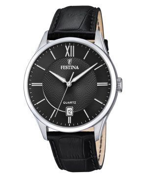 Festina Classics Läderrem Svart Urtavla Quartz F20426-3 Herrklocka