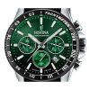 Festina Timeless Chronograph Läderrem Grön Urtavla Quartz F20561-5 100M herrklocka