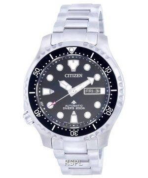 Citizen Promaster Marine Diver&#39,s rostfritt stål automatisk NY0140-80E 200M herrklocka