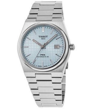 Tissot PRX T-Classic Powermatic 80 Ice Blue Dial Automatisk T137.407.11.351.00 100M herrklocka