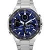 Casio Edifice Analog Digital Mobile Link Blue Dial Tough Solar ECB-950DB-2A 100M herrklocka