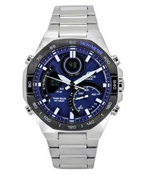 Casio Edifice Analog Digital Mobile Link Blue Dial Tough Solar ECB-950DB-2A 100M herrklocka