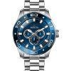 Invicta Pro Diver Scuba GMT rostfritt stål Blue Dial Quartz 45757 100M herrklocka