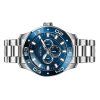 Invicta Pro Diver Scuba GMT rostfritt stål Blue Dial Quartz 45757 100M herrklocka