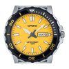 Casio Standard Analog Rostfritt Stål Gul Urtavla Quartz MTD-125D-9AV 100M Herrklocka