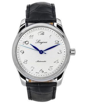 Longines Master Collection 190-årsjubileum Läderrem Silver Urtavla Automatisk L2.793.4.73.2 Herrklocka