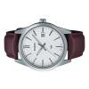 Casio Standard Analog Läderrem Vit Urtavla Quartz MTP-VD03L-5A Herrklocka