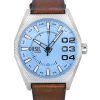 Dieselskrapa Läderrem Blue Dial Quartz DZ2174 Herrklocka