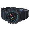 Casio G-Shock Analog Digital Multi Fluorescent Accents Series Resin Armband Black Dial Quartz GA-110MF-1A 200M herrklocka