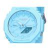 Casio G-Shock Analog Digital Bio Based Resin Armband Blue Dial Quartz GA-2100-2A2 200M herrklocka