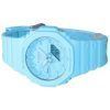 Casio G-Shock Analog Digital Bio Based Resin Armband Blue Dial Quartz GA-2100-2A2 200M herrklocka