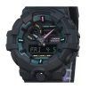 Casio G-Shock Analog Digital Multi Fluorescent Accents Series Resin Armband Black Dial Quartz GA-700MF-1A 200M herrklocka