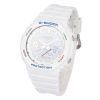 Casio G-Shock Analog Digital Resin Armband White Dial Tough Solar GA-B2100FC-7A 200M herrklocka