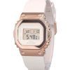 Casio G-Shock Digital Rosa Guld Jonpläterad Bezel Resin Armband Quartz GM-S5600UPG-4 200M Damklocka